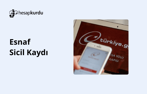 Esnaf Sicil Kaydı